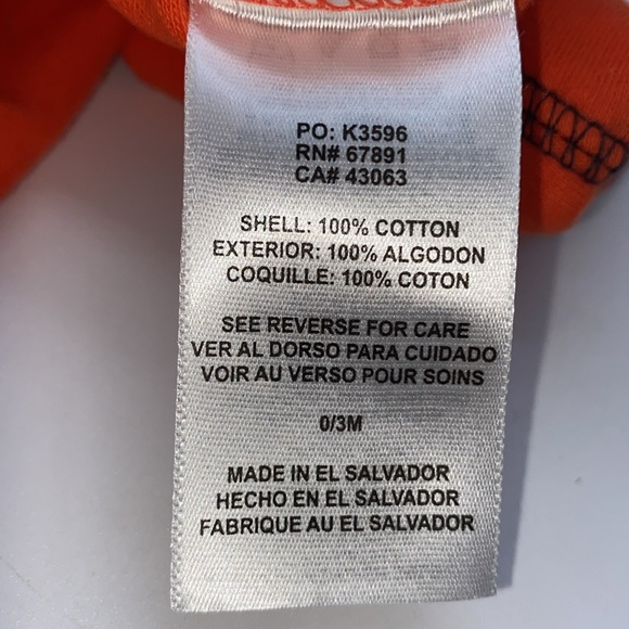 Chicago Bears NFL Football Sports Team Infant Baby Bodysuit Size 0-3 Months - Picture 6 of 8